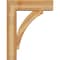 Ekena Millwork Thorton Block Rough Sawn Bracket w/ Offset Brace, Western Red Cedar, 8"W x 28"D x 36"H BKT0806X28X36THR05RWR - alternate 3